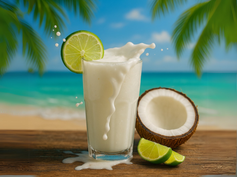 Limonada de Coco, ¡disfruta el caribe en cada sorbo!