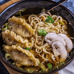 Sopa Picante de Fideos y Dumplings