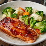 Salmón en Salsa de Ciruelas