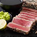Tataki de Atún con Arroz Integral Takikomigohan