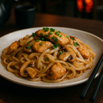 La Receta Perfecta: Tallarines de Arroz Best Choice con Pollo y Champiñones