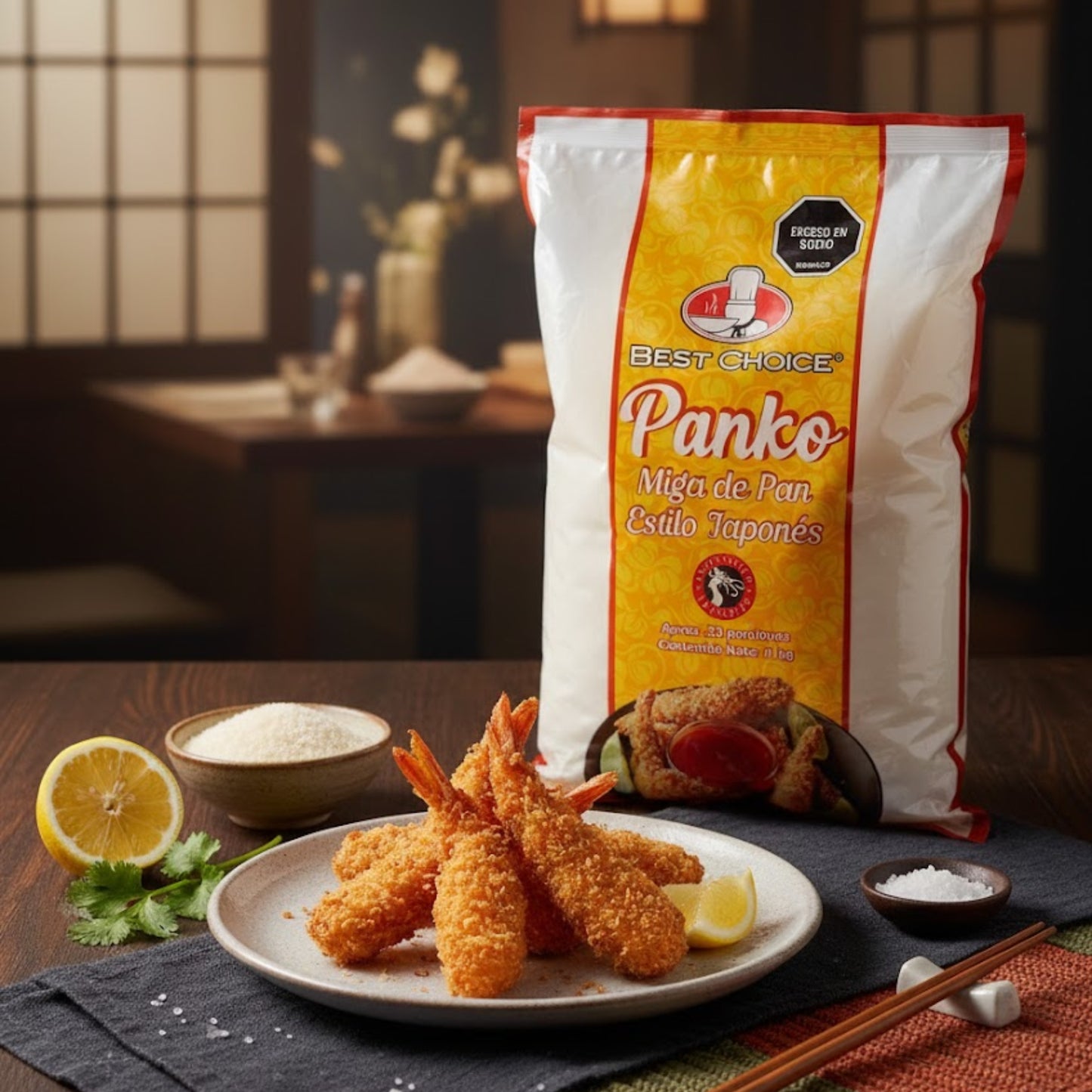 Panko Miga de Pan Estilo Japonés Best Choice 1 kg - Global Gourmet Market