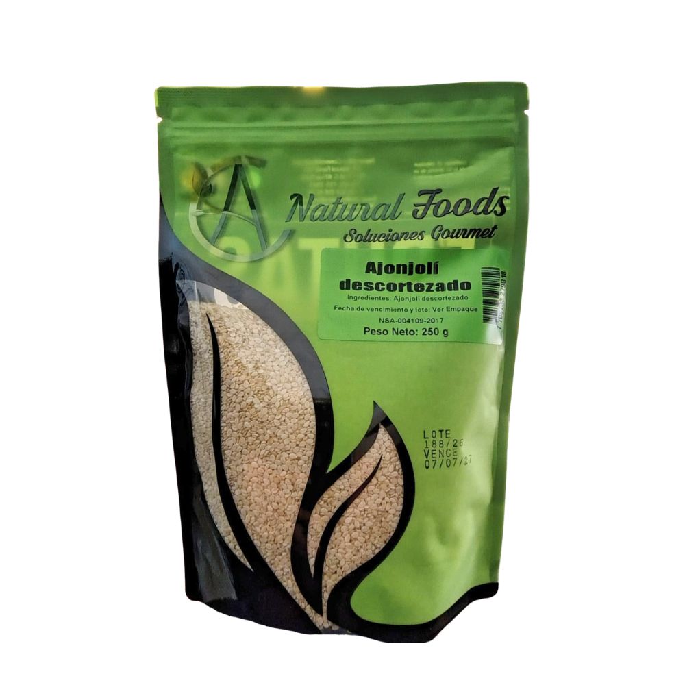 Ajonjolí Descortezado Natural Foods 250 g