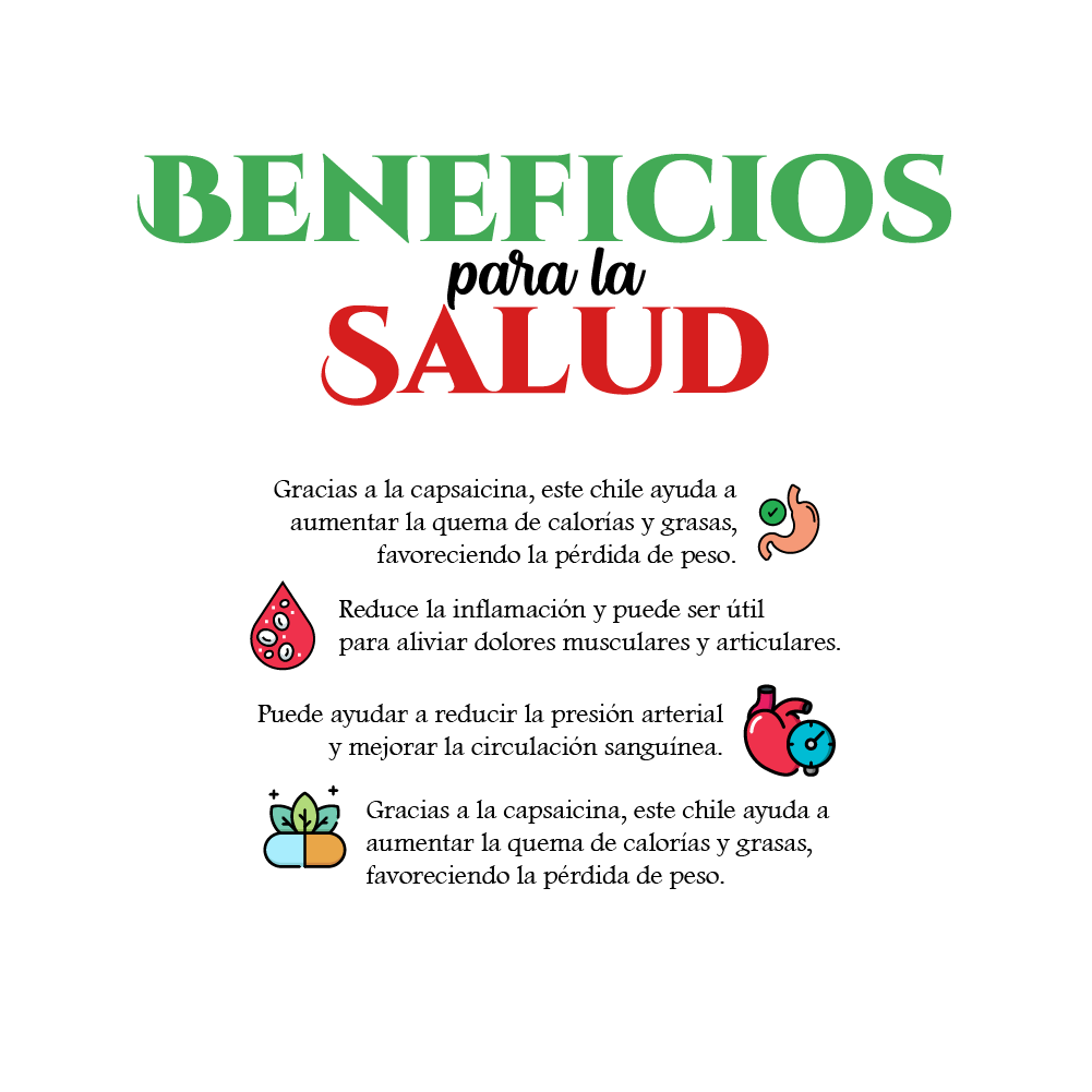 Chile Entero Seco 25 gr - Global Gourmet Market