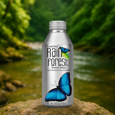 Rainforest Agua Artesiana 475ml - Botella Aluminio Natural