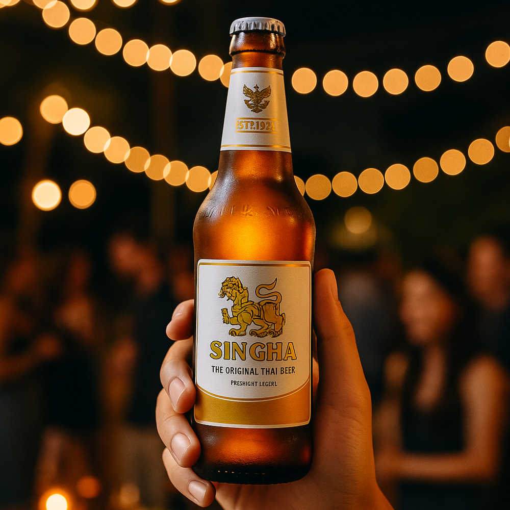 Cerveza Singha Botella 330 ml - Global Gourmet Market