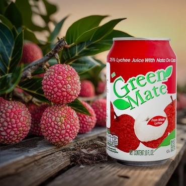 Jugo de Lychee Green Mate 300 ml - Global Gourmet Market