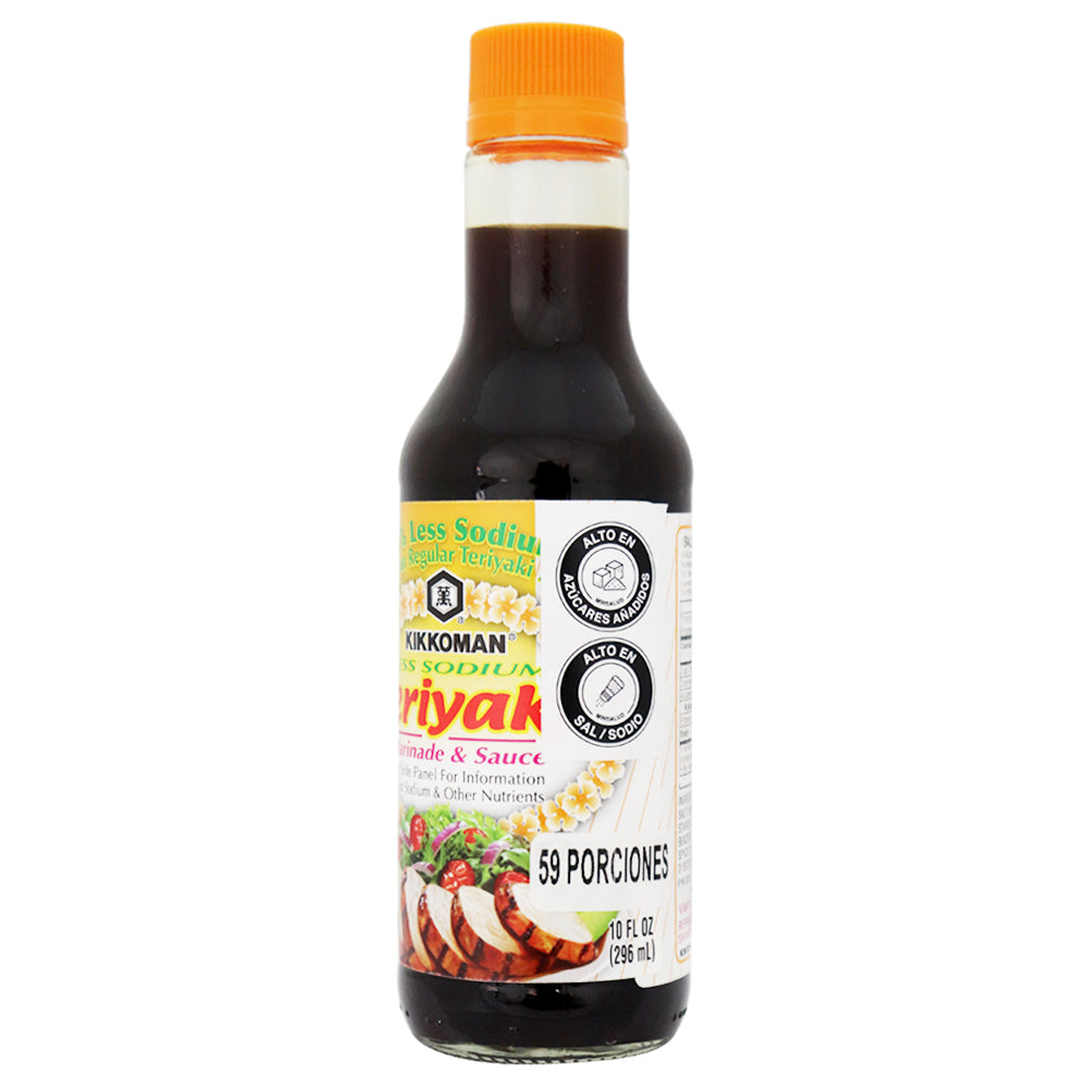 Salsa Teriyaki Baja en Sodio Kikkoman 296 ml