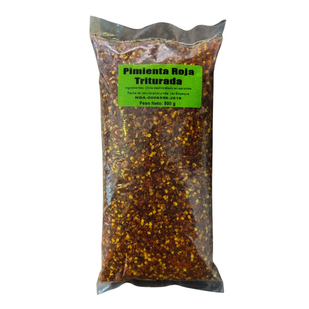 Pimienta Roja Triturada 500 g
