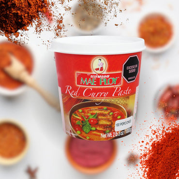 Pasta de Curry Rojo Mae Ploy 1 kg - Global Gourmet Market