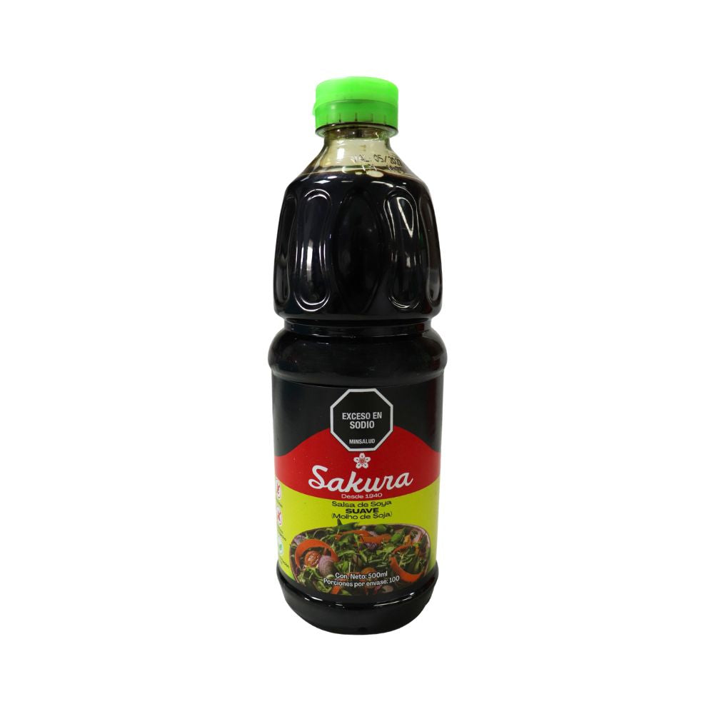 Salsa de Soya Sakura Baja en Sodio 500 ml - Global Gourmet Market