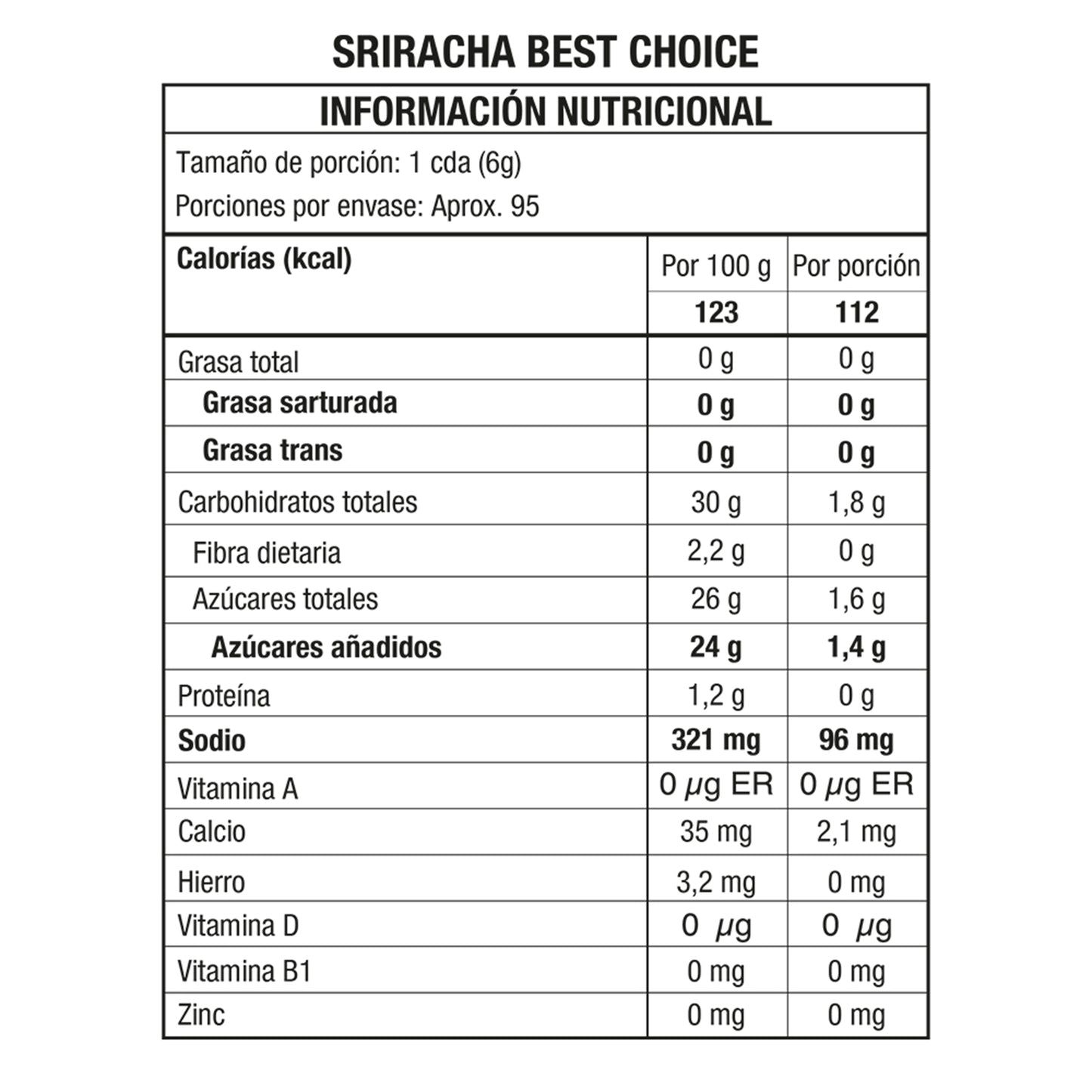 Sriracha Best Choice 567g