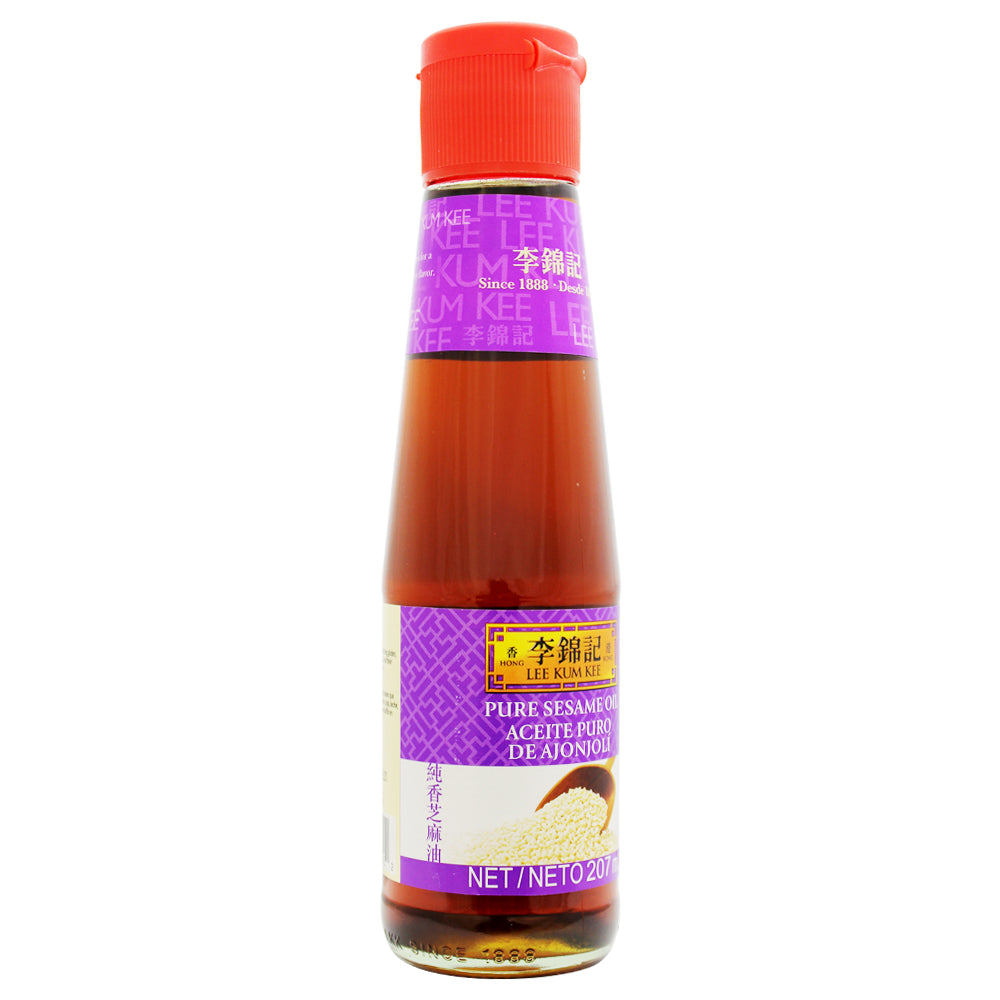 Aceite de Ajonjolí Puro Lee Kum Kee 207 ml - Global Gourmet Market
