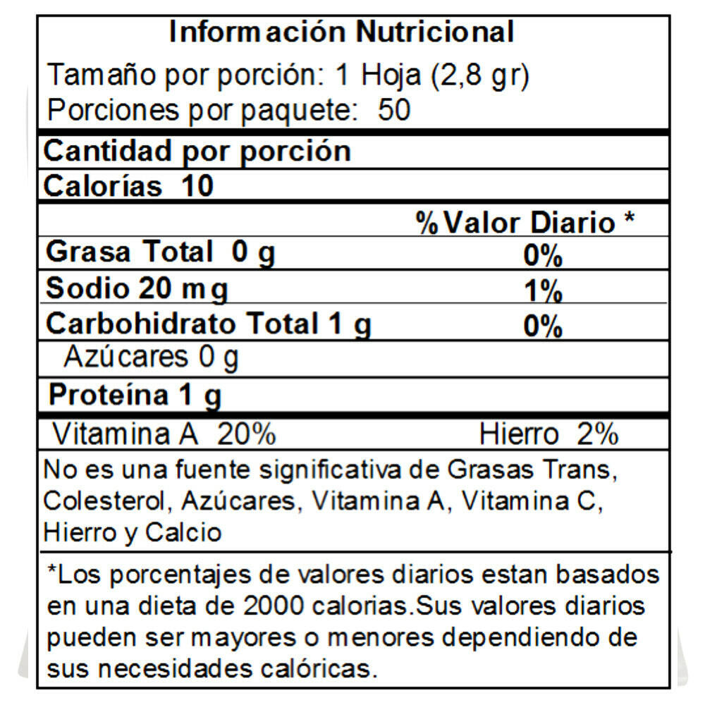 Nori Best Choice 50 Hojas.