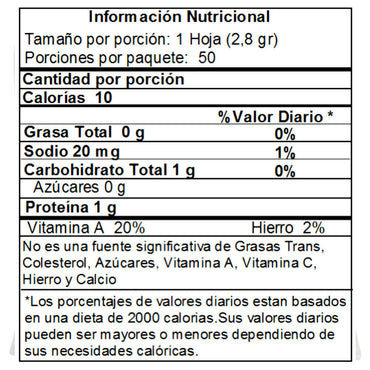 Nori Best Choice 50 Hojas.