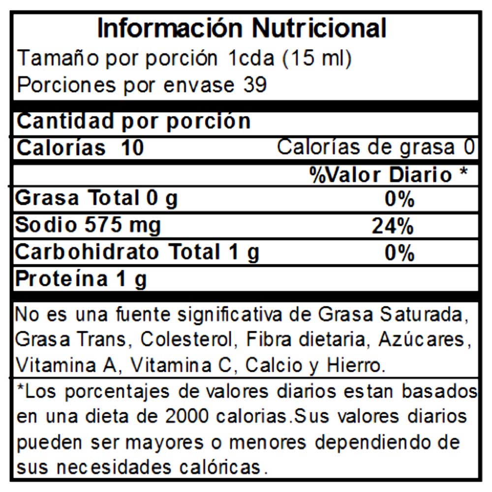 Salsa de Soya Kikkoman Baja en Sodio 591 ml.