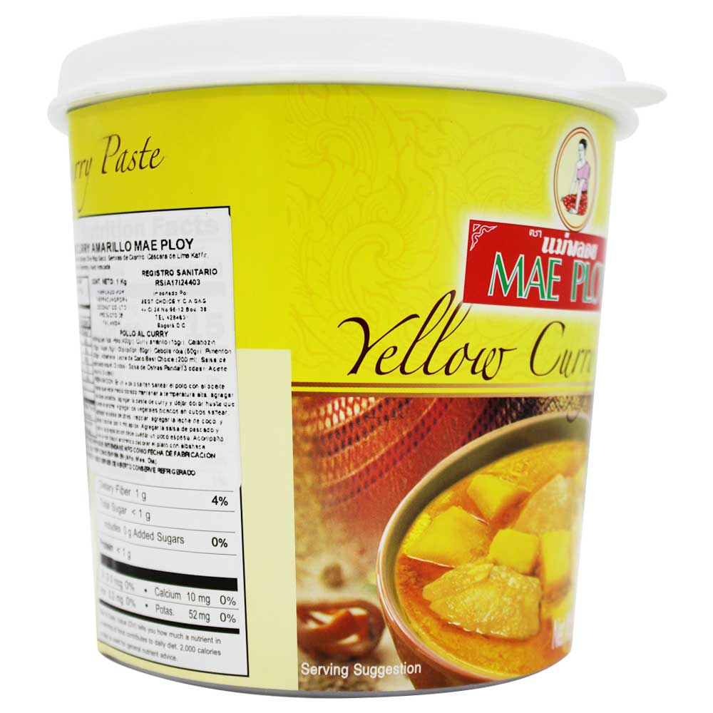 Pasta de Curry Amarillo Mae Ploy 1 Kg.