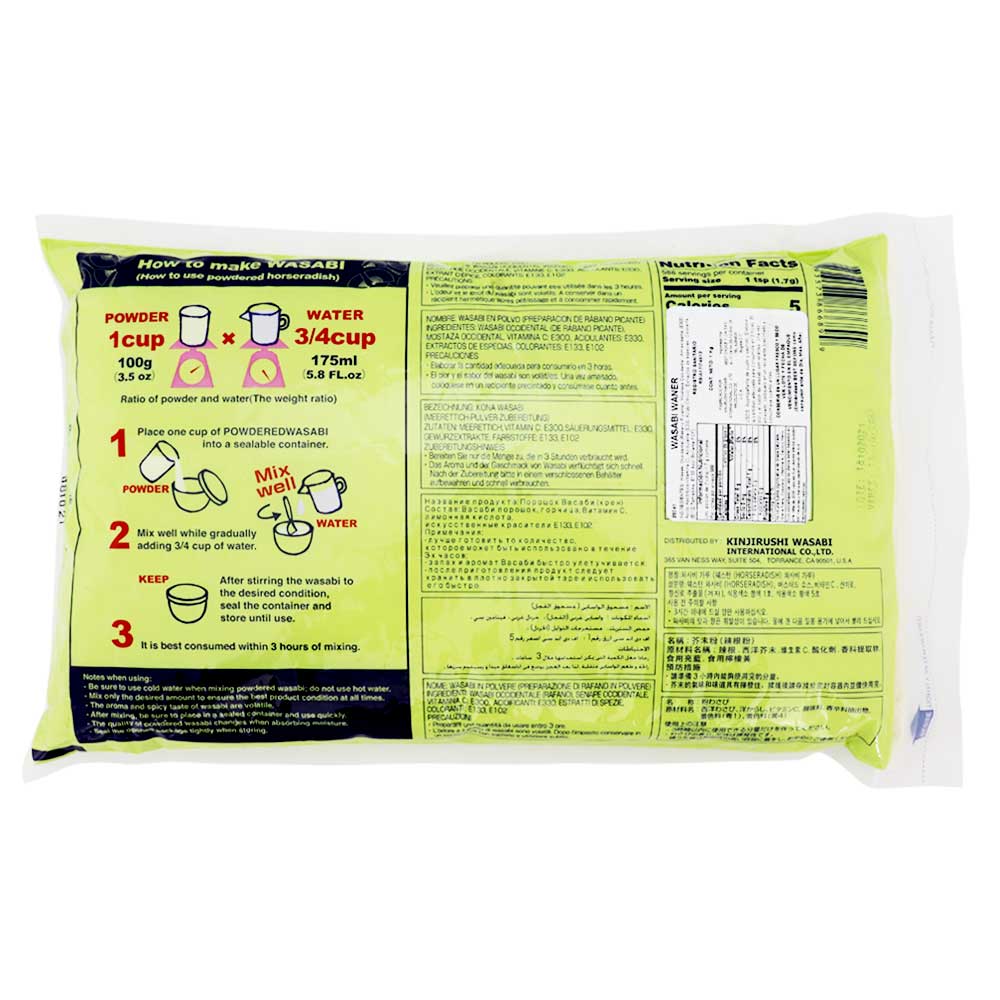 Wasabi en Polvo Waner x 1 kg Global Gourmet Colombia Global Gourmet