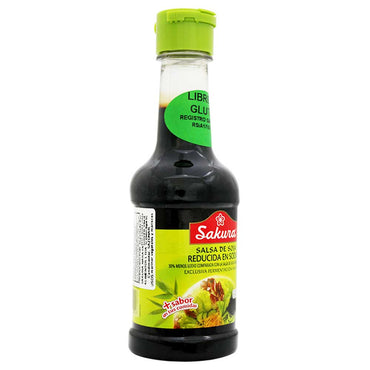 Salsa de Soya Sakura Baja en Sodio 150 ml.