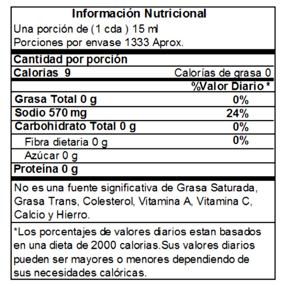 Salsa de Soya Sakura Baja en Sodio 20 lt - Global Gourmet Market