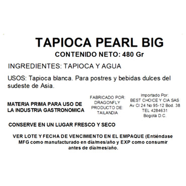 Tapioca Pearl Big Dragon Fish 480 g - Global Gourmet Market