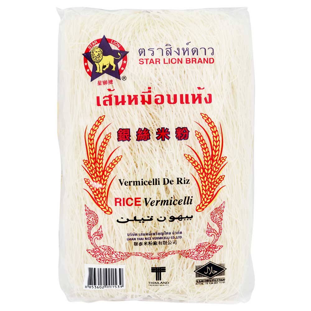 Fideos de Arroz Star Lion 500 g - Global Gourmet Market