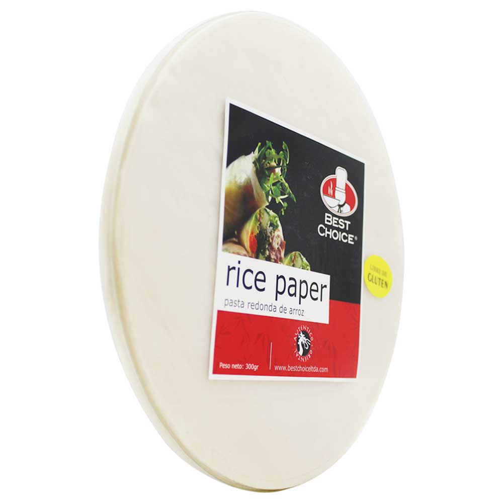 Papel de Arroz Best Choice 22 cm de 300 g - Global Gourmet Market