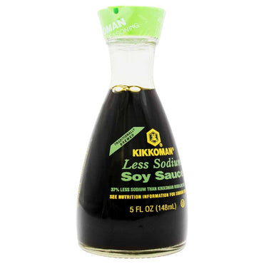 Salsa de Soya Kikkoman Baja en Sodio Tabletop 148 ml.