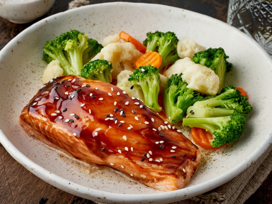 Salmón en Salsa de Ciruelas