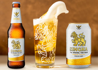 La cerveza Thai más famosa: SINGHA BEER