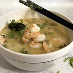 Tom Yum: Sopa Thai de coco y camarón