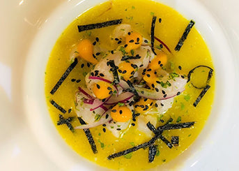 Ceviche Nikkei con Mi Gourmetta