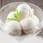 Helado de Lychees con Crema de Coco