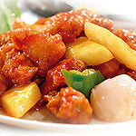 Pollo Agridulce con Lychee
