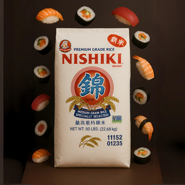 Arroz para Sushi Nishiki 50 lb
