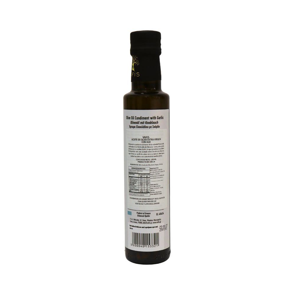 Aceite de Oliva con Ajo VAFIS 250 ml