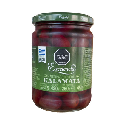 Aceitunas Kalamata con Hueso Excelencia – 420 g - Global Gourmet Market