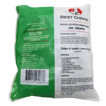 Edamame con cáscara Best Choice 1000g - Global Gourmet Market