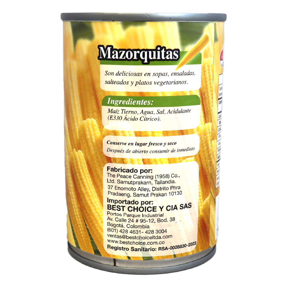 Mazorquitas Best Choice 425 gr