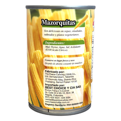 Mazorquitas Best Choice 425 gr