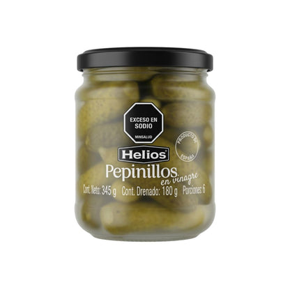 Pepinillos en Vinagre Helios – 180 g - Global Gourmet Market