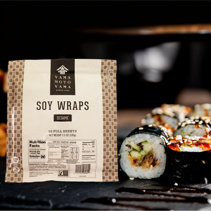 Papel de Soya con Ajonjolí de 20 Hojas 100 gr
