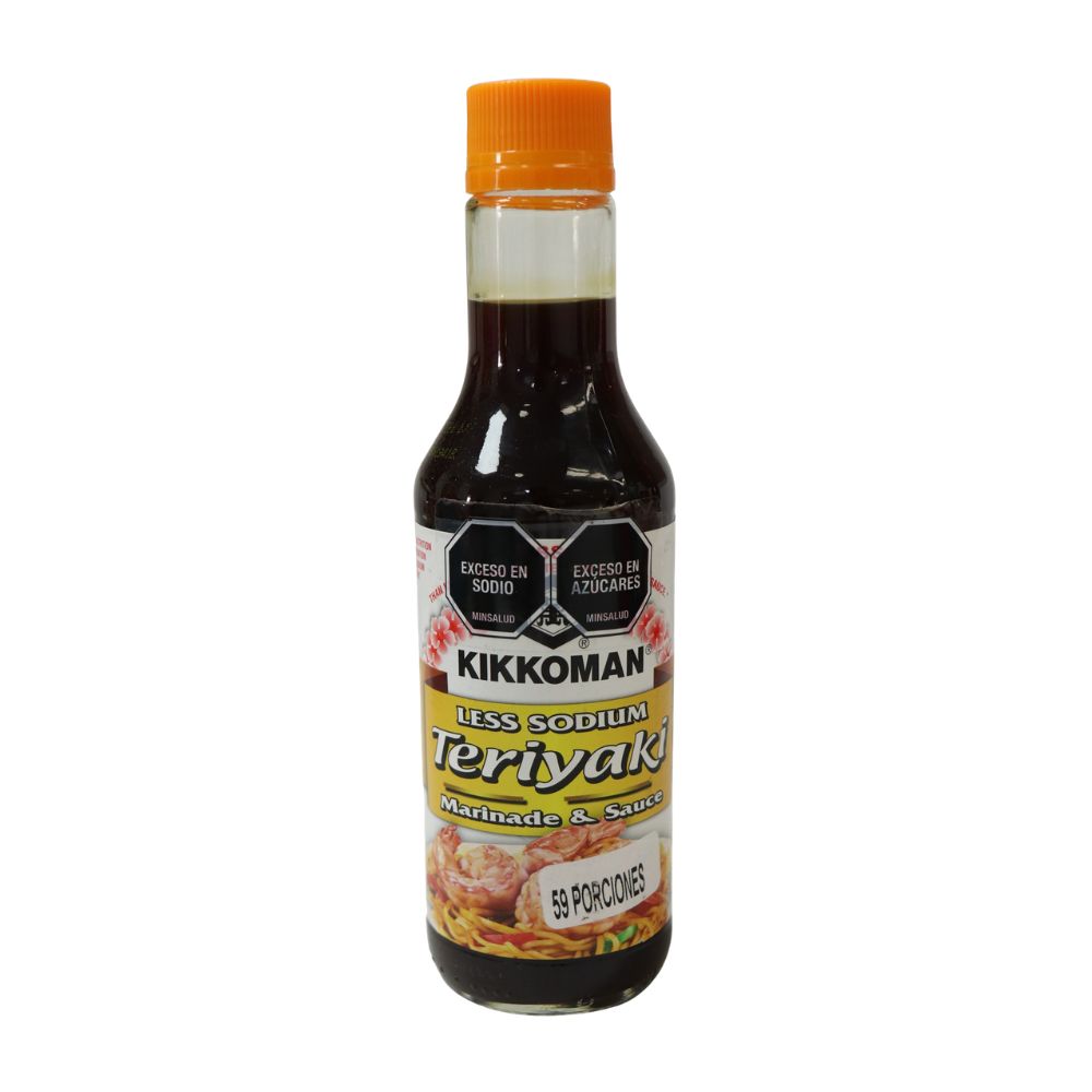 Salsa Teriyaki Baja en Sodio Kikkoman 296 ml - Global Gourmet Market