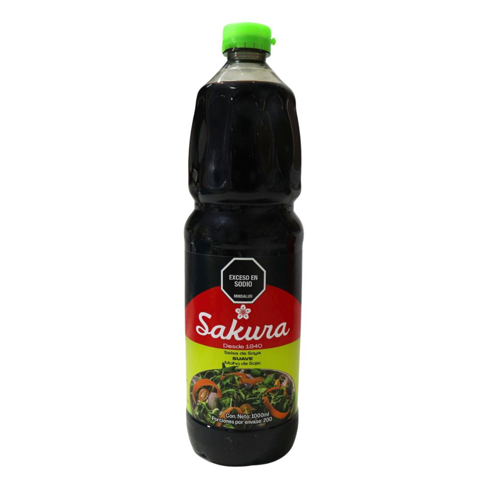 Salsa de Soya Sakura Baja en Sodio 1 lt - Global Gourmet Market