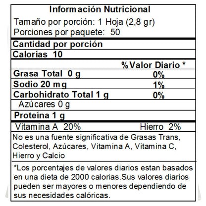 Nori Best Choice 50 Hojas.
