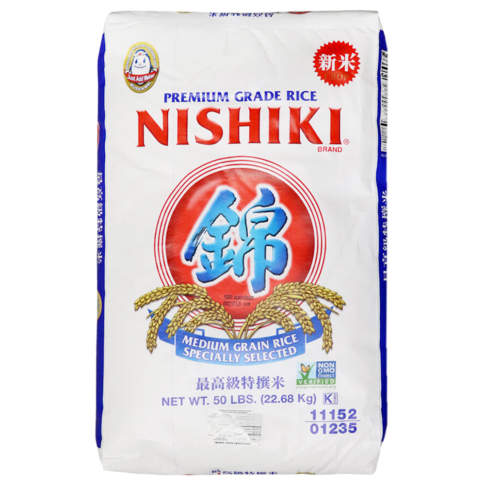 Arroz para Sushi marca Nishiki de 50 libras