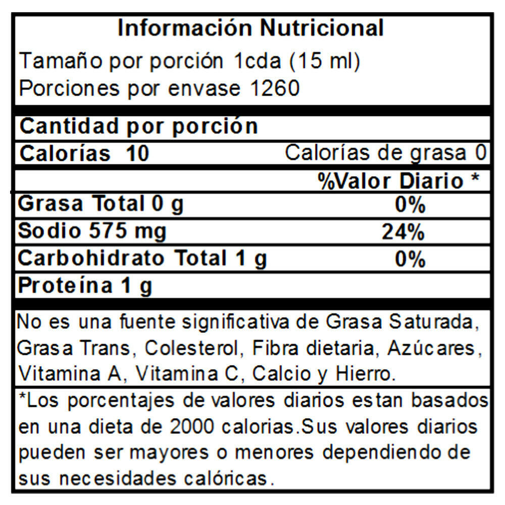 Salsa de Soya Kikkoman Baja en Sodio 5 gal.