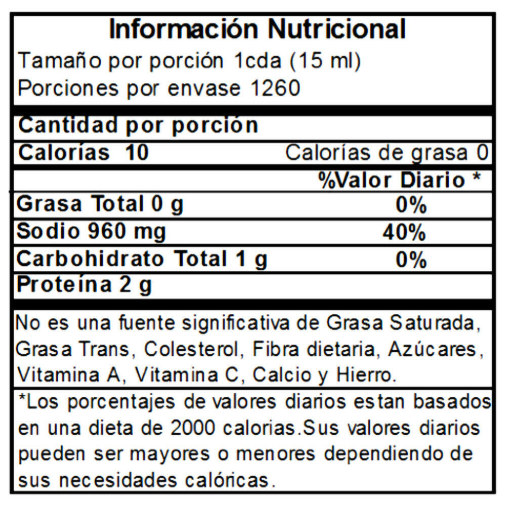 Salsa de Soya Kikkoman de 5 gal.