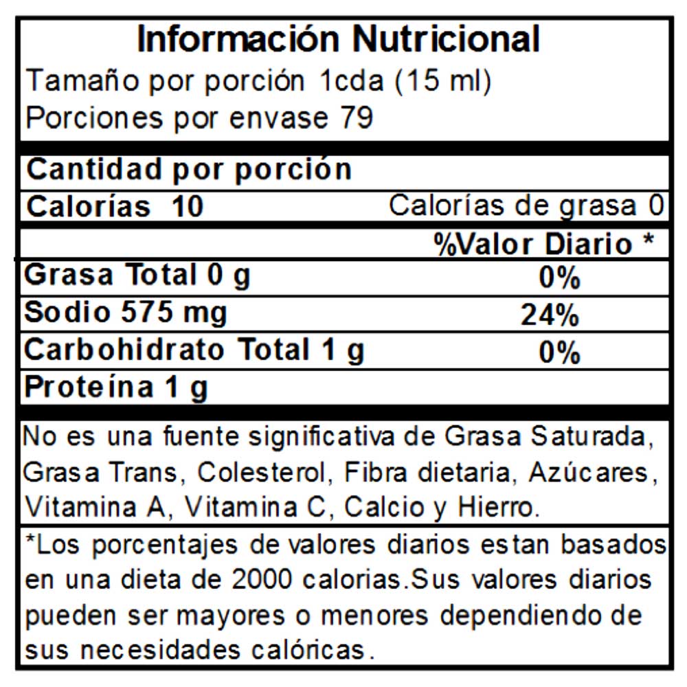 Salsa de Soya Kikkoman Baja en Sodio 1.2 lt.