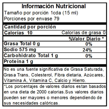 Salsa de Soya Kikkoman Baja en Sodio 1.2 lt.